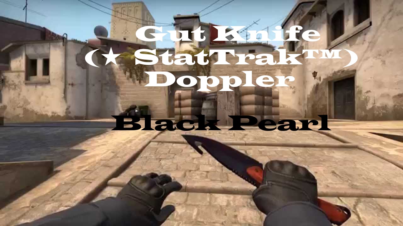 Gut Knife (★ StatTrak™) | Doppler (Black Pearl)