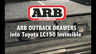 ARB Outback Drawers in a Toyota LandCruiser 150 Prado