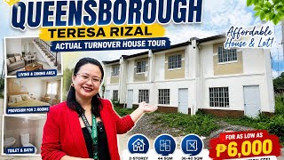 QUEENSBOROUGH TERESA RIZAL | Actual Turnover House Tour | Affordable House & Lot QUEENSBOROUGH TERESA RIZAL | Actual Turnover House Tour | Affordable House & Lot