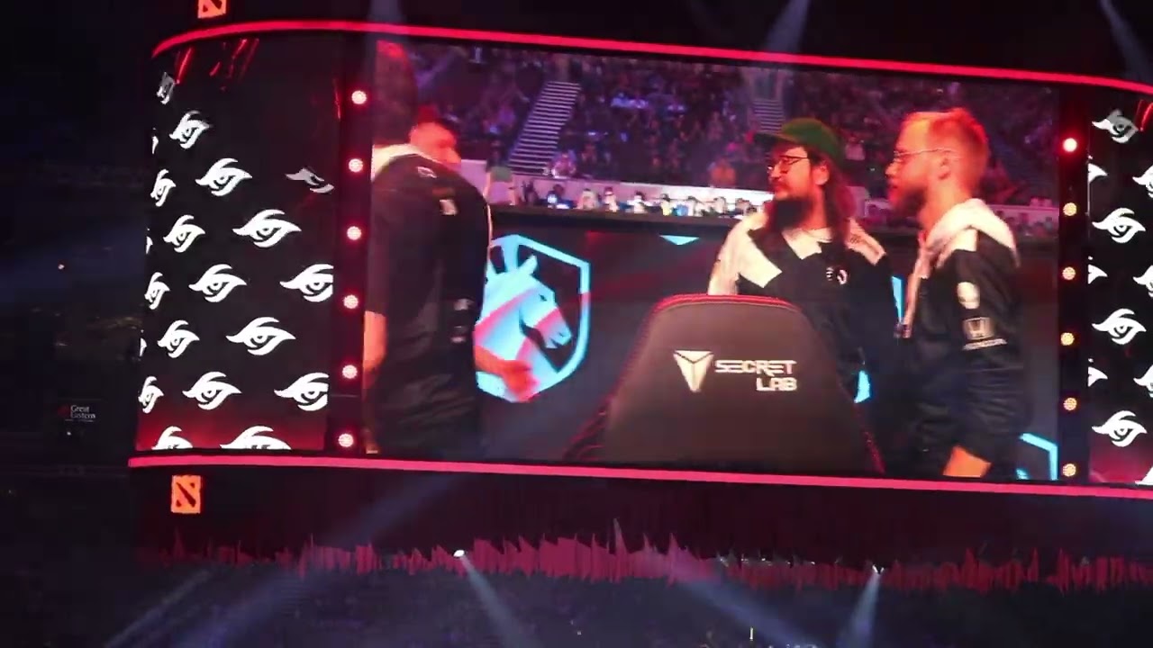 MATUM! MATUM! MATUM! Crowd reaction final war Liquid vs Secret, and  Matumbaman retiring TI 2022