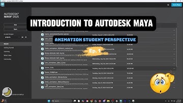 Introduction to Autodesk Maya (animation student perspective) Ep.1