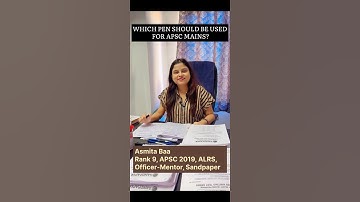 Pen for APSC MAINS 2024: Ask Asmita #apscmains #apsc #apscpreparation #apsccoaching #apscaspirants