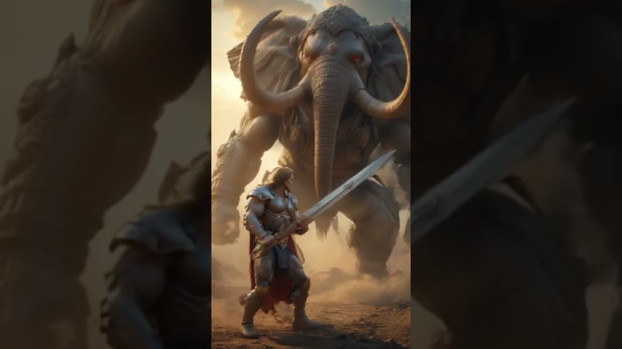 Amazing Animal Mashup - Rino, Elephant, Kangaroo with Muscular man 