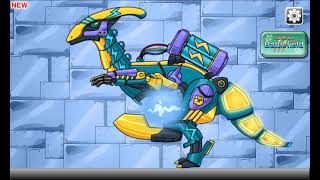Combine! Dino Robot - Lightning Parasau (Flash Game) screenshot 2