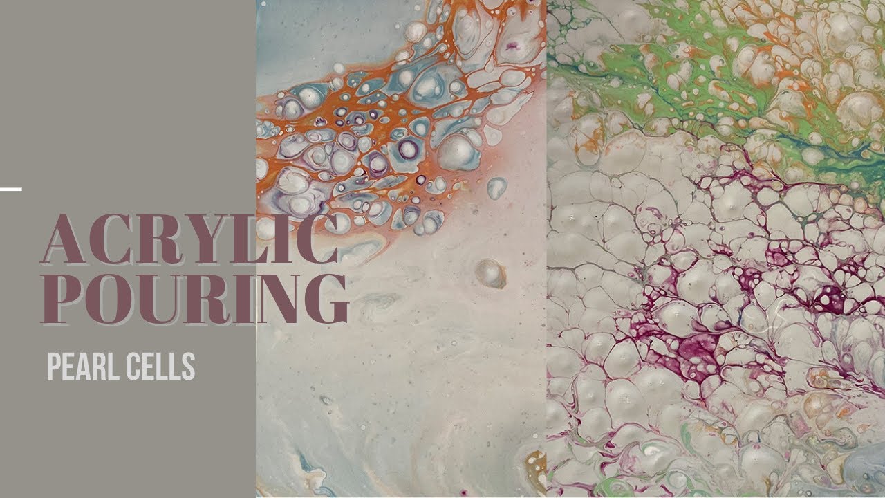 Acrylic pouring cells without silicone oil, open cup acrylic pour ...