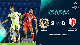 Champions Cup | América 2-0 Real Estelí | Round One ConcaChampions 2024