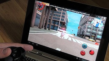 Android Sixaxis Controller Demo - MC3, Spiderman & Batman TDKR