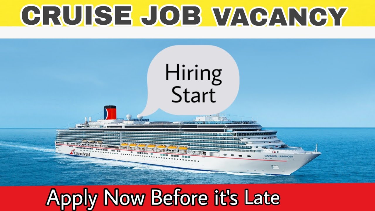 cruise ship job vacancies 2022