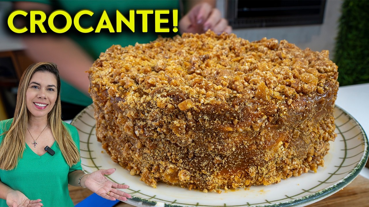TORTA CROCANTE QUE DERRETE NA BOCA: VOCÊ PRECISA FAZER!