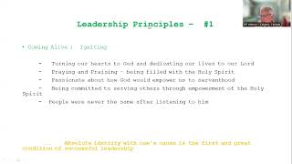 Thirty Lessons on Leadership from Nehemiah by prof Bill Watson