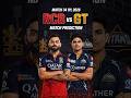 RCB vs GT Match 34 IPL 2026 🔥 Full Match Prediction | RCB Winner?
