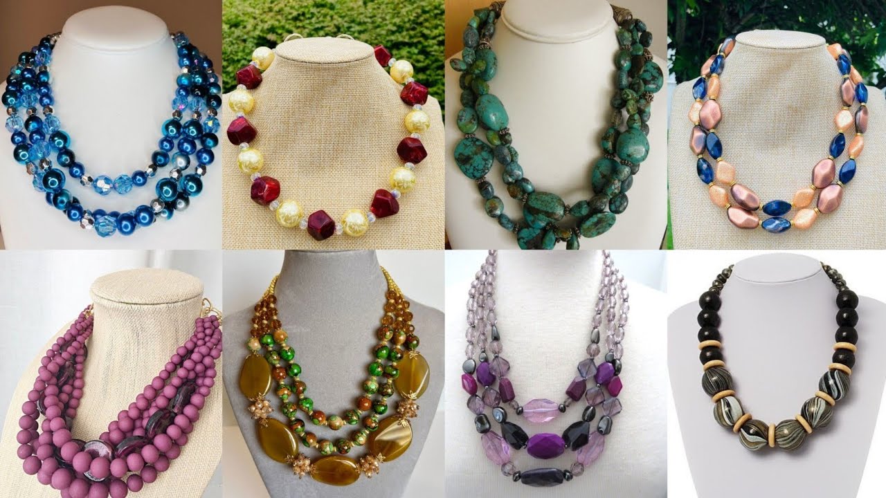 The Most Beautiful 🤩 Bold Necklace Designs Ever Made_Statement Beads Only