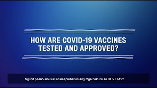 PAANO SINUSURI AT INAAPRUBAHAN ANG BAKUNA SA COVID-19?