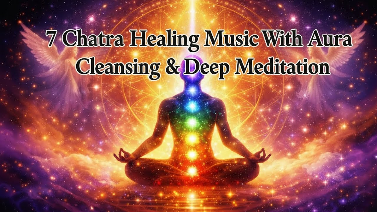 7 Chakra Healing Music | Aura Cleansing & Deep Meditation | Calm Angelic Sounds