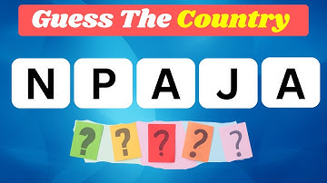 Guess the Country by Scrambled Letters! 🌍 Only 1% Get All Right!