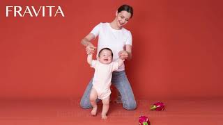 Fravita Baby Bodysuit, 100% Pure Cotton Fruit Dye Fabric, Prevents Allergies Rashes On Newborns