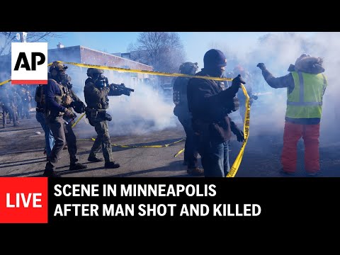 LIVE: Scene in Minneapolis after federal immigration officer shoots and kills man Episode cover