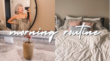 my *realistic* morning routine at 9 months pregnant