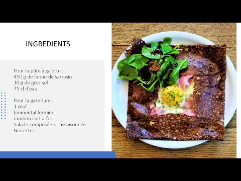 La véritable recette de Galette Complète┃Recette du Chef Cyril Rouquet ...