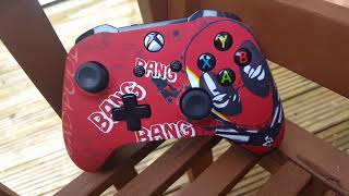 Deadpool fan art custom Xbox One controller by Extreme Consoles