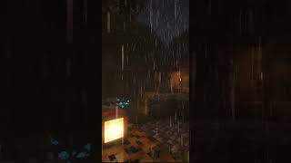 enjoy the rain #relaxingcontent #rainaesthetic #minecraftambience #minecraft #minecraftaesthetic