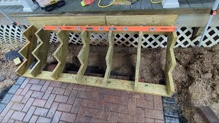 How To Build Deck Stair Stringers- finished surface to finished surface  (I hope this helps)