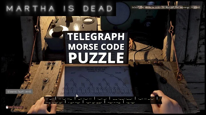 Martha Is Dead - Telegraph Morse Code Puzzle Solut...