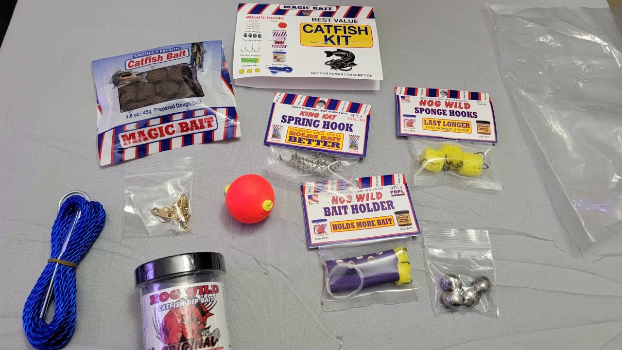 MAGIC BAIT BEST VALUE CATFISH KIT. What's inside? - YouTube