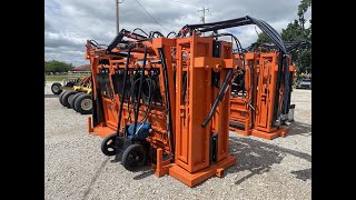 R&R Livestock Orange Power Hydraulic Chute Walkaround (Big Red Chute)
