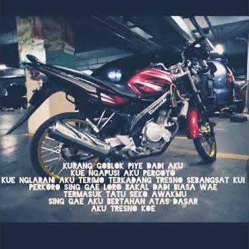 Status wa Vixion minimalis (Sewu ROSO sayang)cover