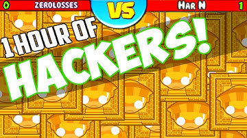 BEATING A HACKER? 1 HOUR SPECIAL of Playing Against Hackers! (Bloons TD Battles E95)