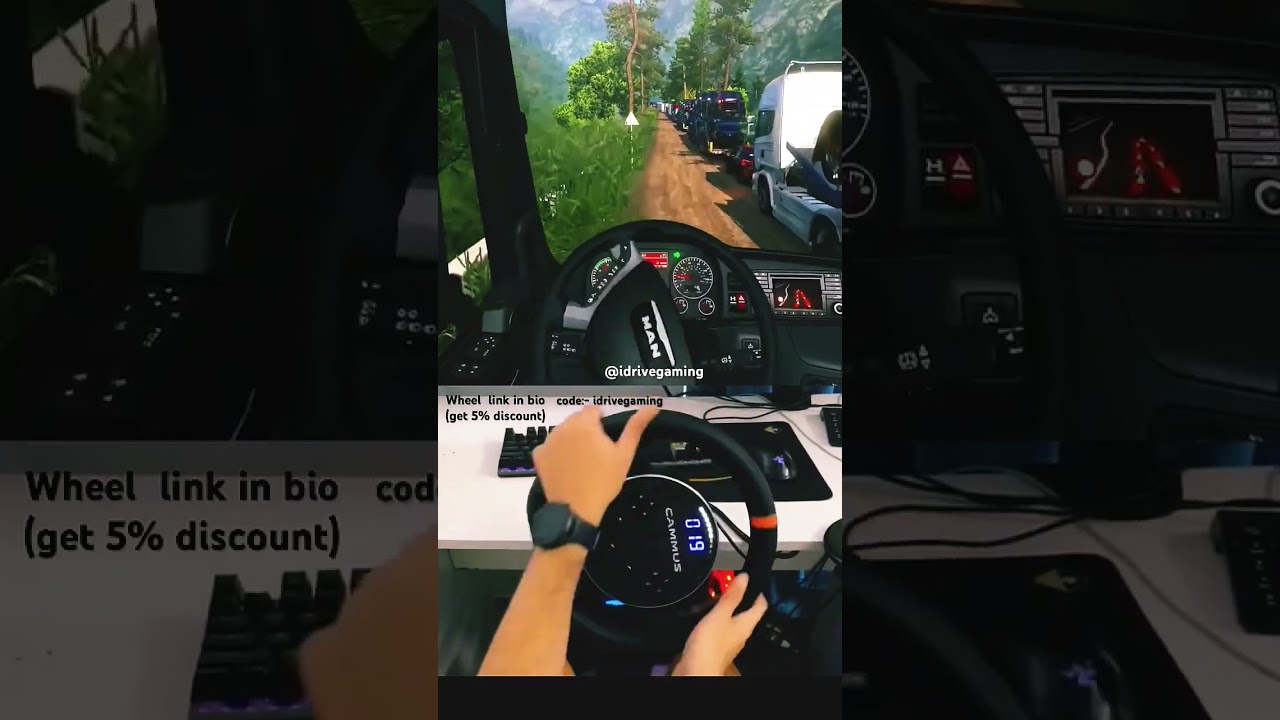 Euro Truck Simulator 2 | Ultimate Driving with Camus C5 Wheel Setup 