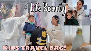 WEEKLY VLOG! TRAVEL LUGGAGE NG KIDS & LET’s GET ORGANIZED || Thefewstertv