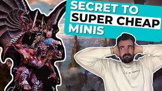 The SECRET to Getting Cheap Warhammer and D&D Minis