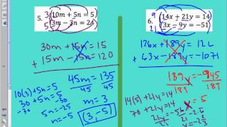 Unit 2 Notes 3 Part II Solving Systems Elimination