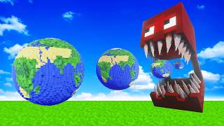 Tiny to Giant Earths vs Zombie | Teardown