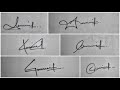   cool signature dude   signature of alphabet a