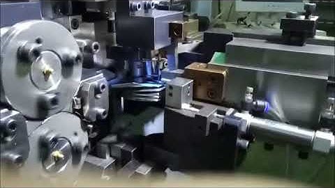 Vinston US JYF C440 Spring CNC Machine Video Sample 01 Wave Spring