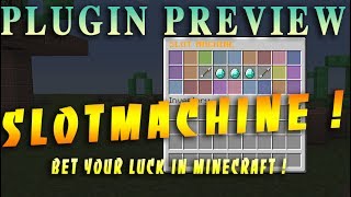 MINECRAFT | SLOTMACHINE | PLUGIN PREVIEW