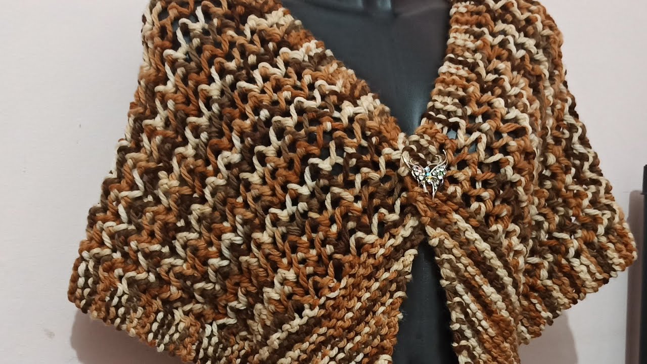 CHALECO EN DOS AGUJAS