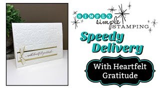 DIY 5 Minute Greeting Card {Speedy Delivery}
