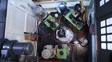 Valve processing one time molding special machine (servo ）