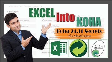 How to Import Excel into Koha 24.11 LMS | Library Cataloging | Part 5