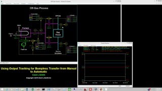 Off-Gas Process - Using Output Tracking for Bumpless Transfer from Manual to Automatic