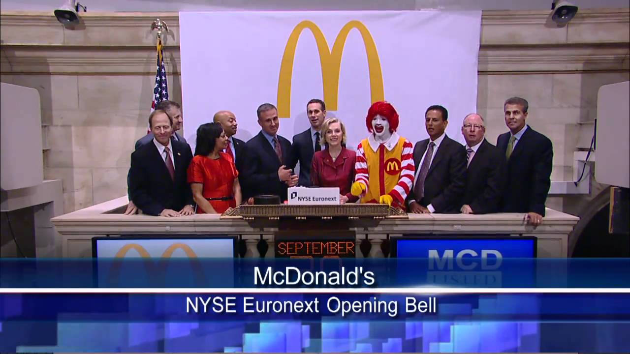 30 Sept 2010 McDonalds NYSE Opening Bell