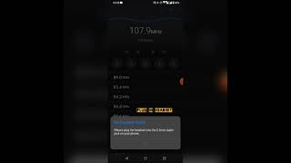 FM radio on Asus ROG phone II : Using and making a shortcut screenshot 5