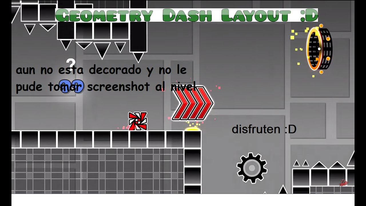 Nivel: Geometry dash layout - YouTube