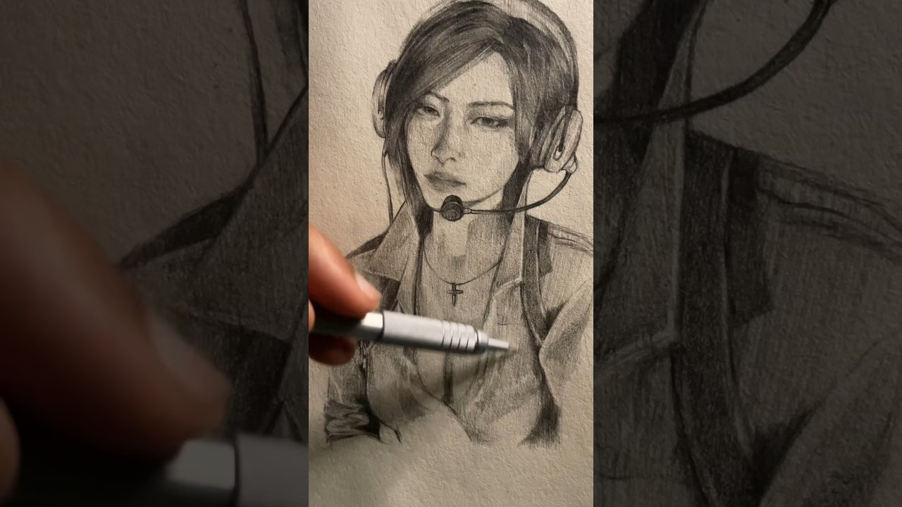 Quick sketch if Ada Wong from Resident Evil 🧟‍♂️ 