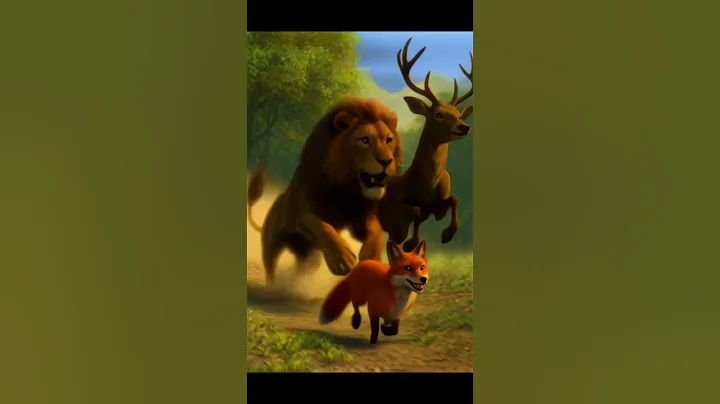 the lion attack on Deer 🦌
