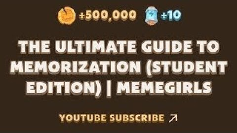 Memefi New Video Code | THE ULTIMATE GUIDE TO MEMORIZATION(STUDENT EDITION) | MEMEGIRLS